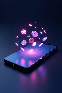 Smartphone con app de casino